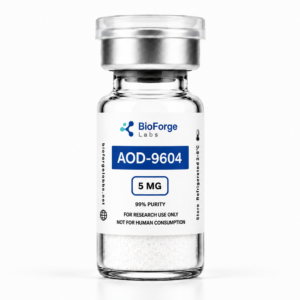 Image of a vial of AOD-9604 Peptide