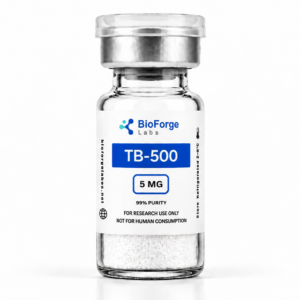 Image of a vial of TB-500 peptide