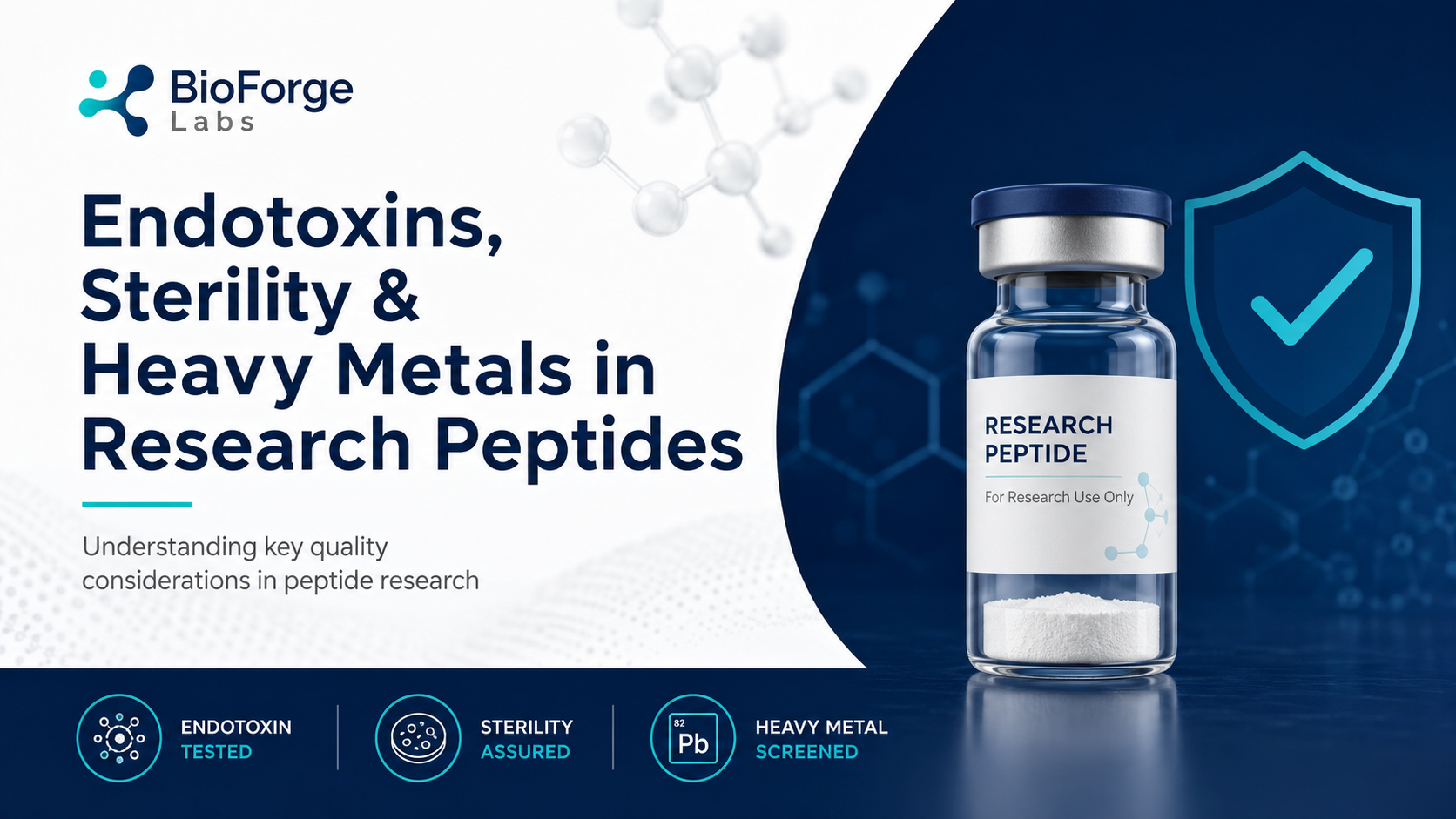 Endotoxins, Sterility & Heavy Metals in Research Peptides