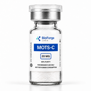 Image of a vial of Mots-c 20mg peptide